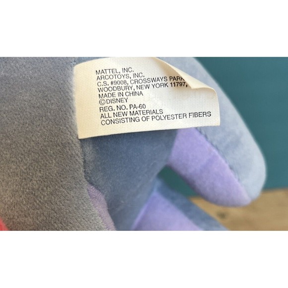 Mattel Eeyore 10" Inch Plush Stuffed Animal Arco Toys Winnie Pooh Fluffy Hair - Picture 5 of 6